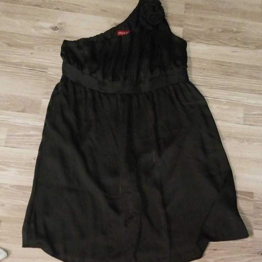 Black dress with pockets holiday Christmas party